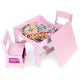 Комплект детской мебели столик и 2 стула с меловой доской ECOTOYS,...