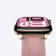 AmazingThing Class Band ādas siksniņa priekš Apple Watch 45 / 46 / 49 mm, rozā