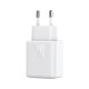 Joyroom JR-TCF24 USB-C PD 30W QC SFC network charger - white + 1m USB-C cable