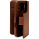 Чехол-кошелек Decoded Leather Detachable MagSafe для iPhone 16 Pro, коричневый