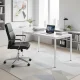 Стол Modernhome NORD-MRW-W 120x60 см, белый мрамор