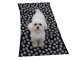 Waterproof car seat protector mat with pet carrier enclosure for dogs and cats, black