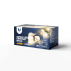 Forever FROSTED Christmas Lights Decorations 30 LED Lamps Bulbs, 6.5m, Warm White