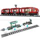 LEGO City 60423 Downtown Streetcar and Station tramvajs un pietura