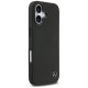 Mercedes iPhone 17 Case Leather Large Laurel Leave MagSafe, Black
