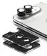Ringke Camera Frame Protector kameras aizsargstikls iPhone Duo, melns, 2 gab.
