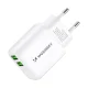 Сетевое зарядное устройство Wozinsky CUWCW 2.4A 2 x USB-A, белое