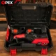 Аккумуляторная цепная пила OPEX TOOLS OPX28014 12\" 21V 3.0Ah, черно-красная