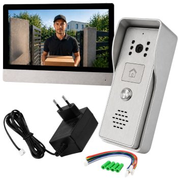 Video domofons ar 6" skārienekrānu, WiFi un nakts redzamību