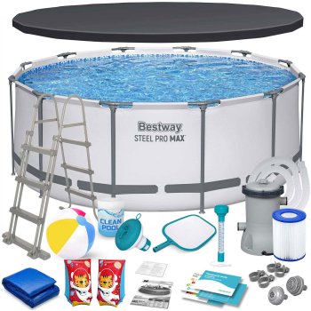 Bestway 56420 karkasa baseins 366 x 122 cm, 18 vienā komplekts