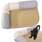 Cat bed with scratching surface, size S, assorted patterns