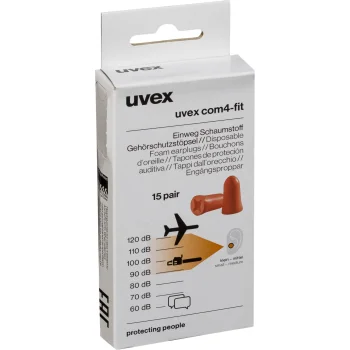 Беруши uvex com4-fI Minibox, 15 пар, оранжевые