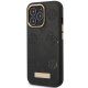 Guess iPhone 14 Pro Max Case Peony Logo Plate MagSafe, Black