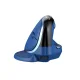 Bezvadu Vertikālā Ergonomiskā Datorpele Delux M618XSD BT+2.4G RGB, Zila | Wireless Vertical Ergonomic Computer Mouse