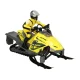 Radiovadāms sniega motocikls REVOLT TG1016 Trail Blazer 2.4GHz Off-Road LED, dzeltens