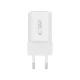 Tech-Protect NCM33W 2-portu PD30W/QC3.0 lādētājs, balts