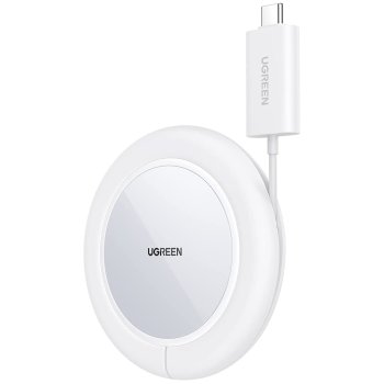 Bezvadu lādētājs Ugreen CD245 15W Balts
