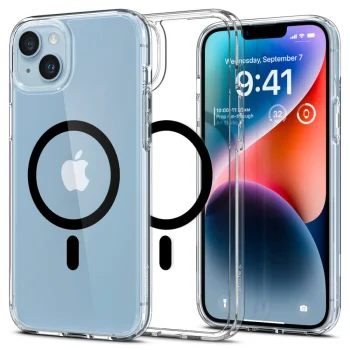 Чехол Spigen Ultra Hybrid Mag для iPhone 14 Plus, Clear Black