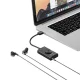 Orico SC2 ārējā daudzfunkcionālā skaņas karte USB-A, melna