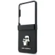 Karl Lagerfeld Karl & Choupette Pins vāciņš iPhone 17 Pro, melns