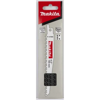 Сабельные полотна Makita P-47086 CV 150/6Z по дереву и пластику, 5 шт.
