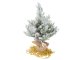 Small Artificial Christmas Tree with Snow, 45 cm, Green