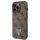 Чехол Guess для iPhone 13 / 13 Pro Crossbody 4G Metal Logo, коричневый