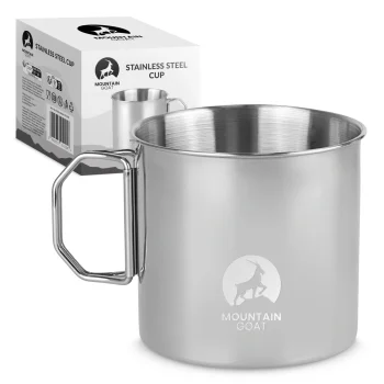 Tērauda tūrisma krūze Mountain Goat 500 ml