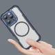 Leading Series MagSafe silikona vāciņš iPhone 16 Pro Max, zils