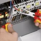 Vadu izolācijas noņēmējs KNIPEX 11 06 160 T ar atvēršanas atsperi, 160 mm