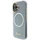 Guess IML Gradient Script Metal MagSafe Phone Case Cover iPhone 17 - White