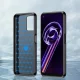 Чехол для Realme 9 Pro Carbon Case, гибкая TPU накладка, черный