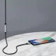 USB Type-C pagarinātājs USB-C (M) - USB-C (F), 5Gbps, 60W, 4K/60Hz, 0.5m, melns