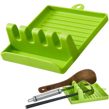 Силиконовый Держатель Для Ложек, 16 см | Silicone Spoon Stand