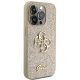 Apple iPhone 15 Pro Max 6.7\'\' Glitter Script Big 4G Case Cover, Gold | Чехол Кейс Бампер...