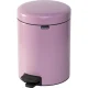 Мусорное ведро с педалью Brabantia NewIcon, 5 л, Lilac Pink
