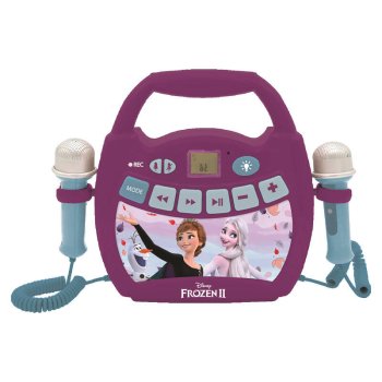 Lexibook Karaoke Set 2x Microphones + Wireless Bluetooth Speaker, Frozen
