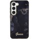 Guess Samsung Galaxy S23 S911 aizsargvāciņš Golden Marble Melns