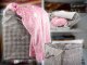 Foldable Fabric Wardrobe Organizer for Clothes & Bedding 100L, Black/White