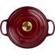 Le Creuset Signature apaļš čuguna katls 24 cm Garnet