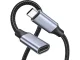 USB-C удлинитель 2 м в оплетке – быстрая зарядка и передача данных