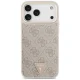 Guess MagSafe vāciņš iPhone 17 Pro Max ar 4G Triangle Logo, Big Strap un metāla pogām — rozā | Phone Case Cover