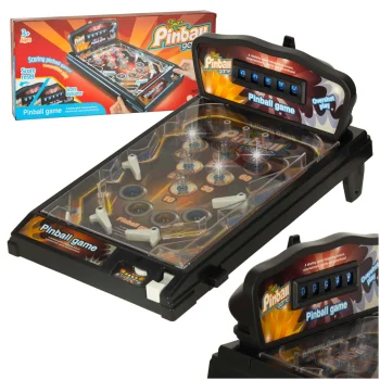 Pinball Flipper galda spēle ar gaismām un mūziku