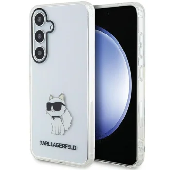 Karl Lagerfeld Samsung Galaxy S24+ vāciņš IML Choupette, caurspīdīgs