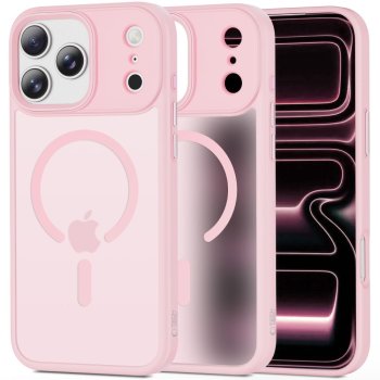 Tech-Protect MagMat MagSafe vāciņš iPhone 17 Pro Max – rozā | Phone Case Cover