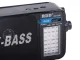 Портативный радиоприемник RDD RD-306 FM / AM / SW с LED-фонариком, черный