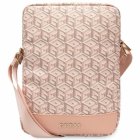 Guess 10" Tablet Bag G Cube Stripe, Pink