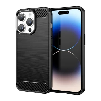Carbon Case iPhone 14 Pro Max vāciņš, melns