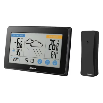 Метеостанция Hama Touch 186314, черная