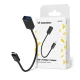Wozinsky WOTGY1S USB-C uz USB-A 3.0 OTG pāreja, melna